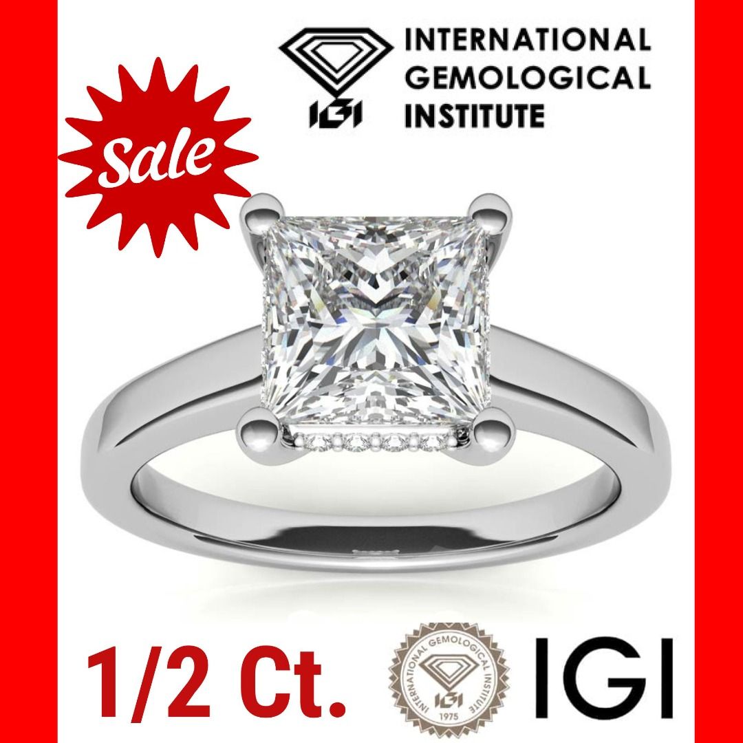 Certified diamond top rings for sale