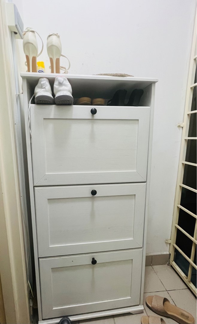 Ikea brusali shoe discount cabinet