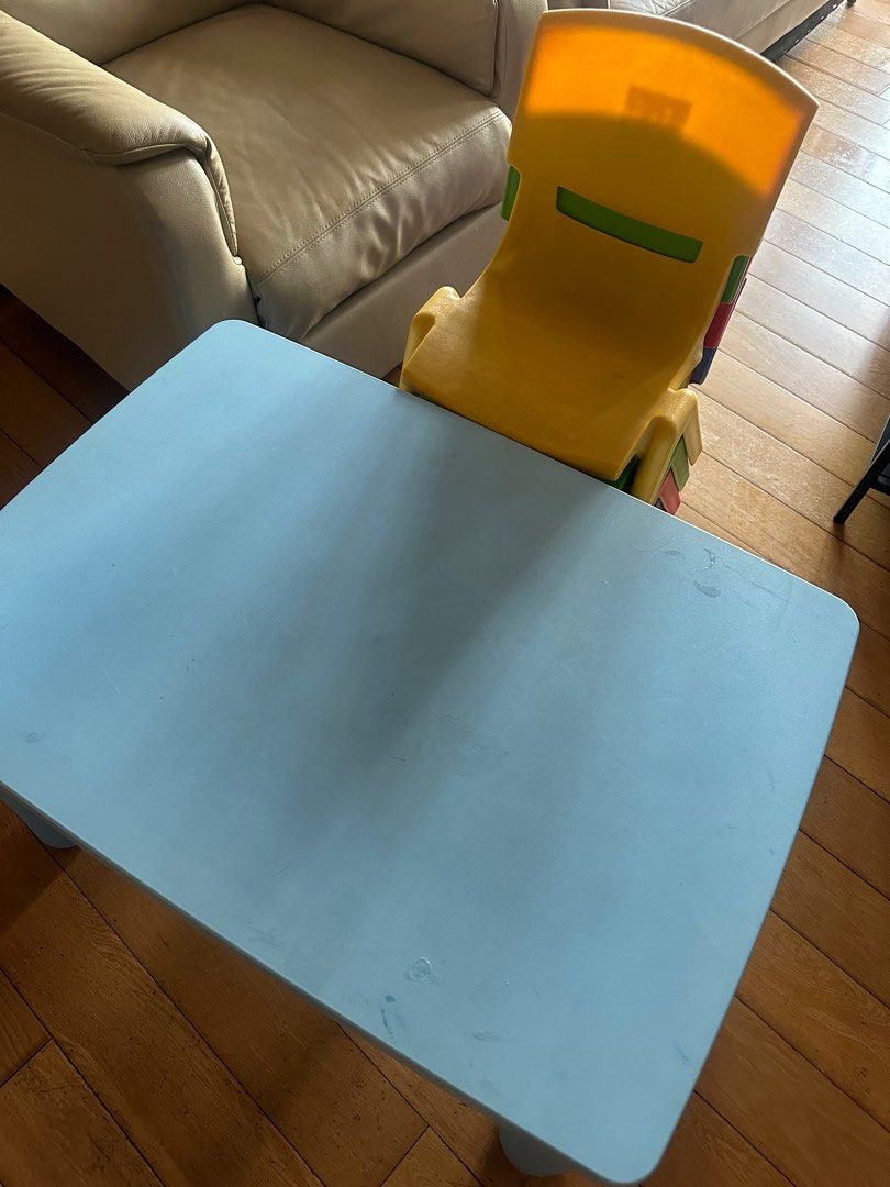 IKEA Kids table and 4 chairs, Babies & Kids, Baby Nursery & Kids