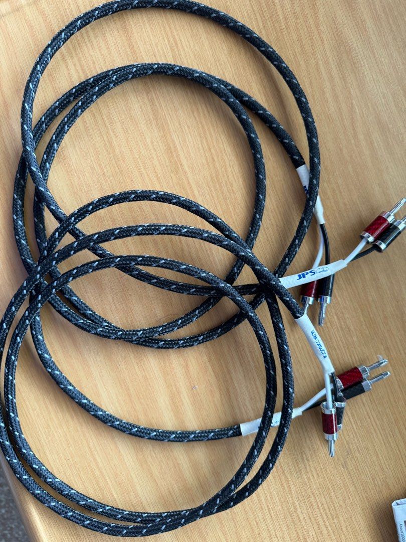 Inakustik speaker cable 2 meters each with banana plugs, Audio