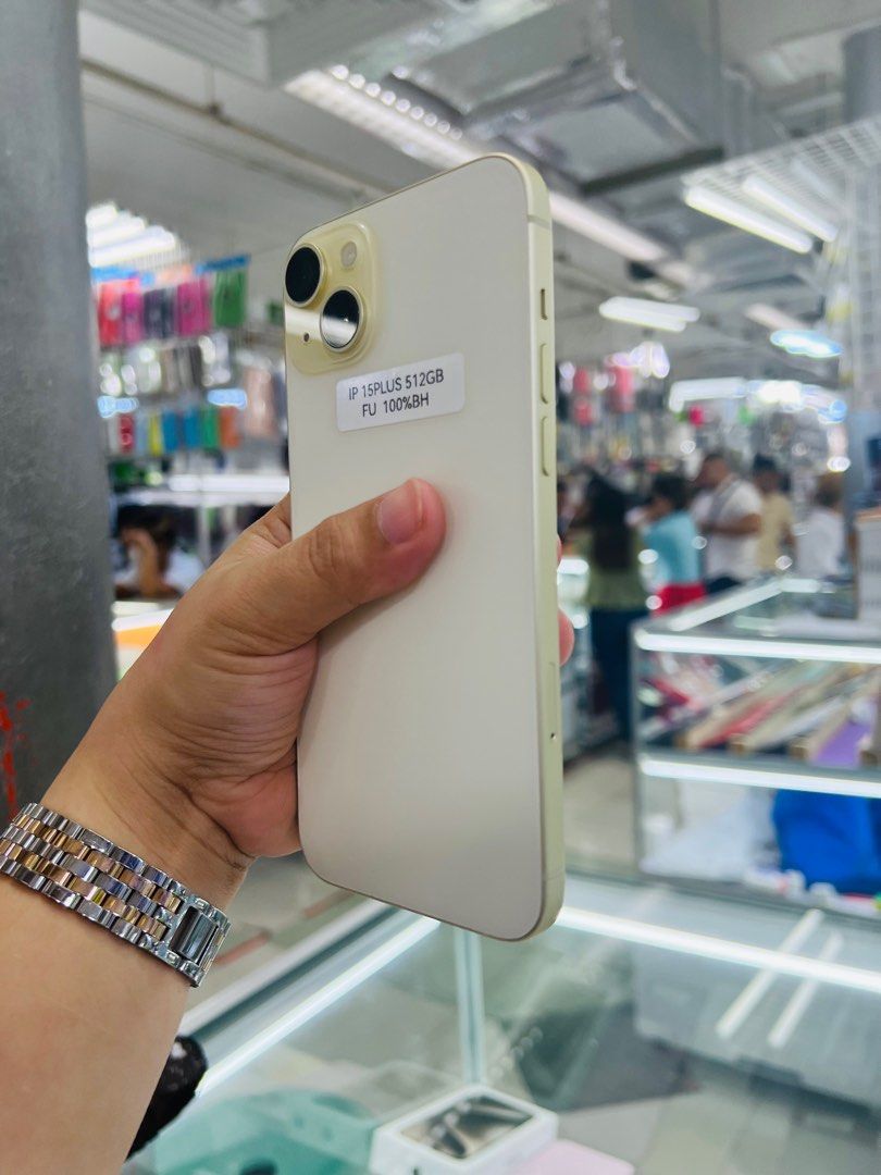 Iphone 15 plus (Category: iPhone 15 Series) located in San Juan City. Submitted by javedsgadgetshop (Listing ID 1271602238, Image 2). Description: OPEN FOR INSTALLMENT VIA CREDIT CARD/GGIVES & SWAP/TRADE-IN! WE BUY AND SELL ( ANYKINDS OF UNIT BINIBILI PO NAMIN)! PTPA : Padelete po f bawal Read ❗️Onhand ‼️ Iphone 15+ •512gb •NTC Variant •100% batt health •Factory Unlock •95% Smoothness •No hidden issue | No Repaired •100% Authentic | Not Refurbish