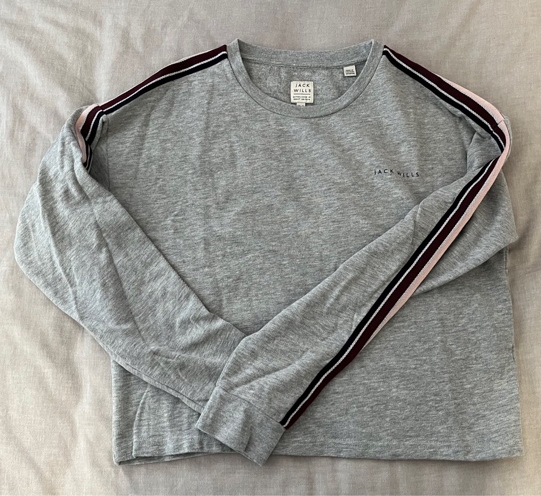 jack wills grey sweatshirt Carousell