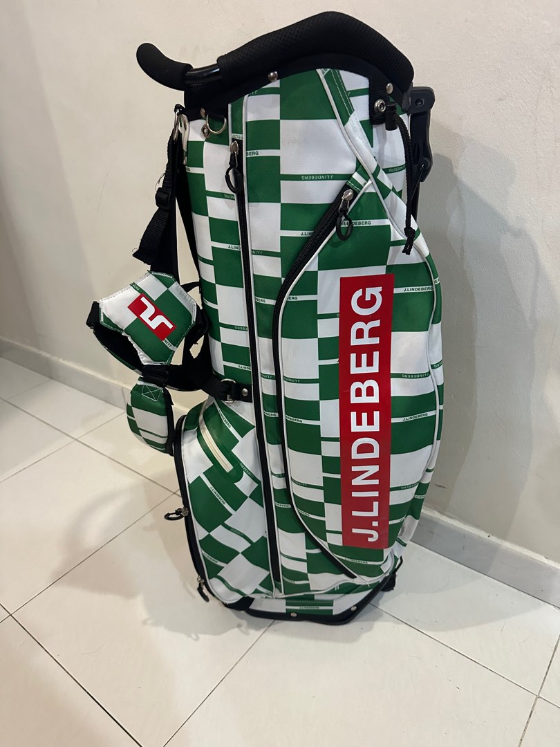 J.lindeberg Golf Stand Bag With Rain Hood, Sports Equipment, Sports