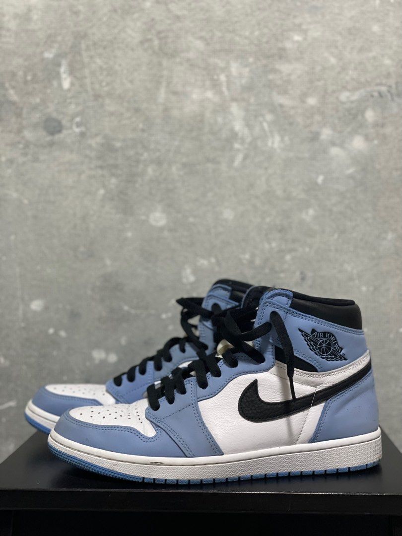 air jordan 1 retro high og white university blue