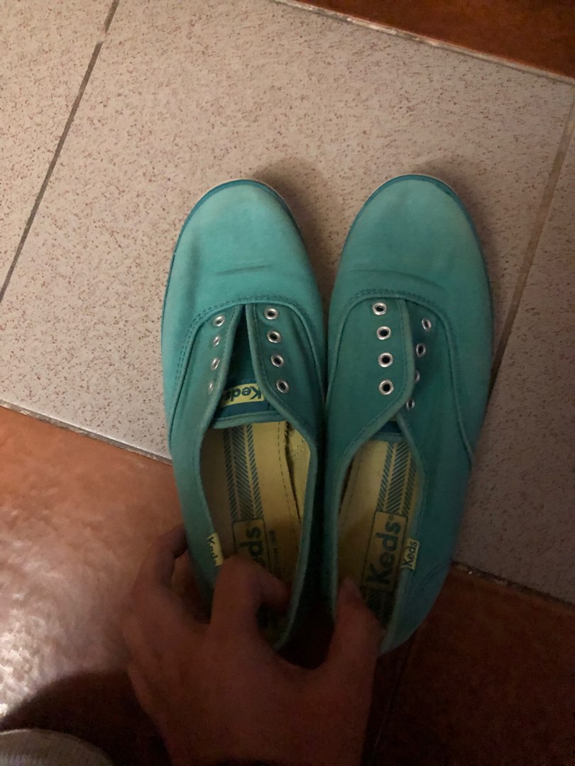 KEDS TEAL SHOES Women s Fashion Footwear Sneakers on Carousell
