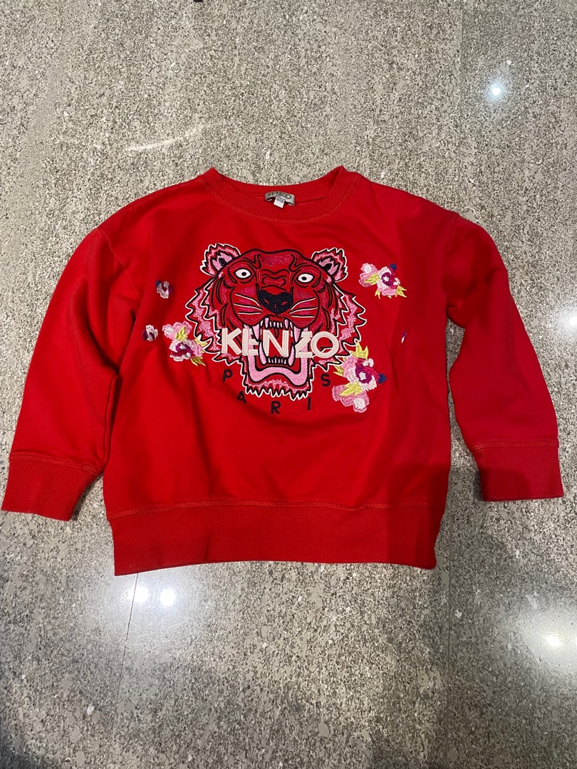 Kenzo sweater red tiger