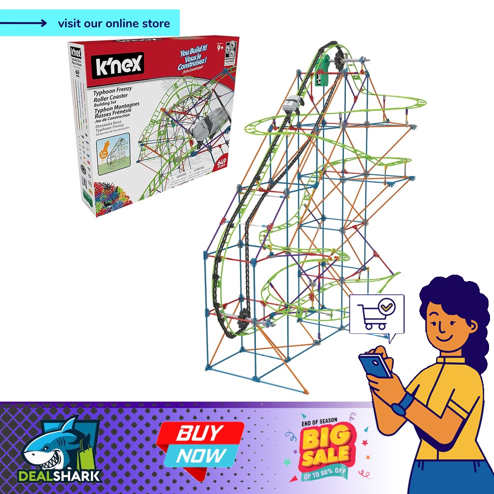 Knex typhoon frenzy roller coaster new arrivals
