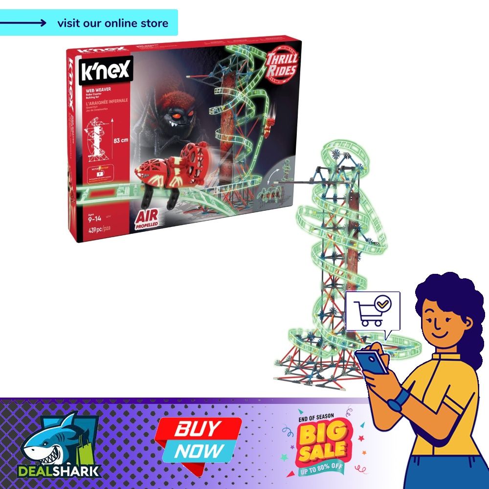 Knex web 2025 weaver roller coaster