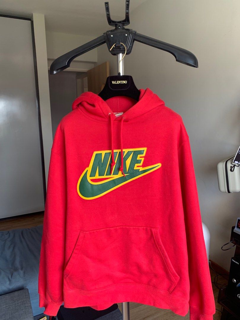 Supreme x on sale nike leather hooded