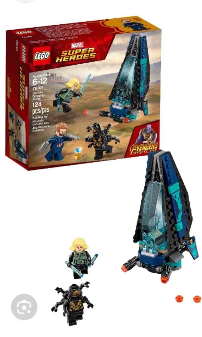 Lego 76101 outrider dropship attack marvel avengers Hobbies