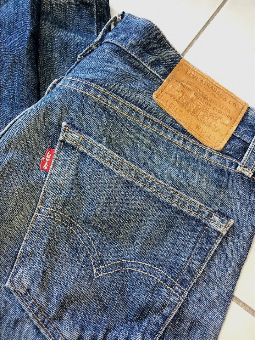 LEVI'S 511 BIG E, Men's Fashion, Bottoms, Jeans on Carousell