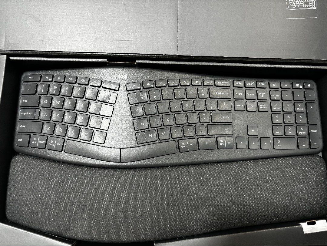Logitech Keyboard ErgoK860, Computers & Tech, Parts & Accessories 