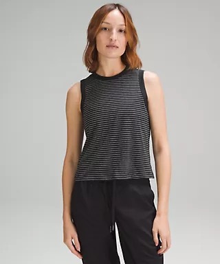 Lululemon  Cool Racerback II Nulu Tank Top in Dark Carbon Ice