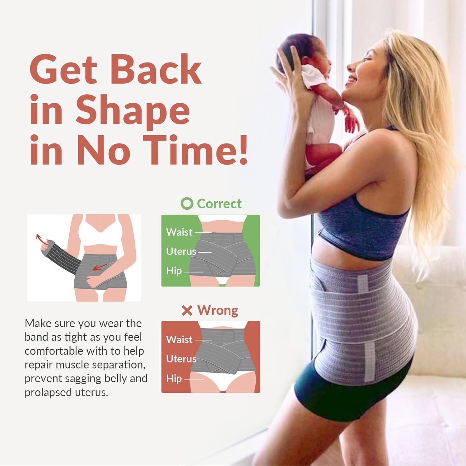 Get Back In Shape Quickly With Our Postpartum Belly Band For C