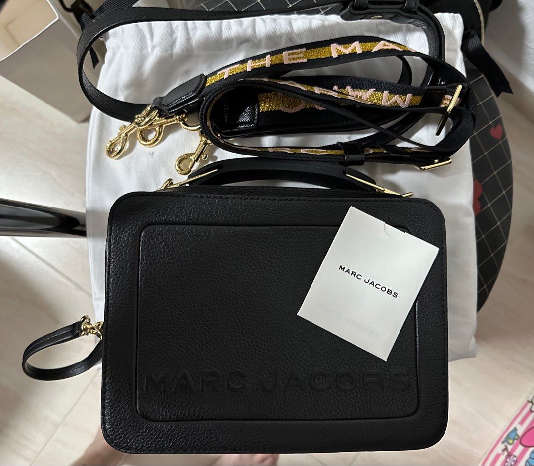 Marc jacobs the shop box leather handbag