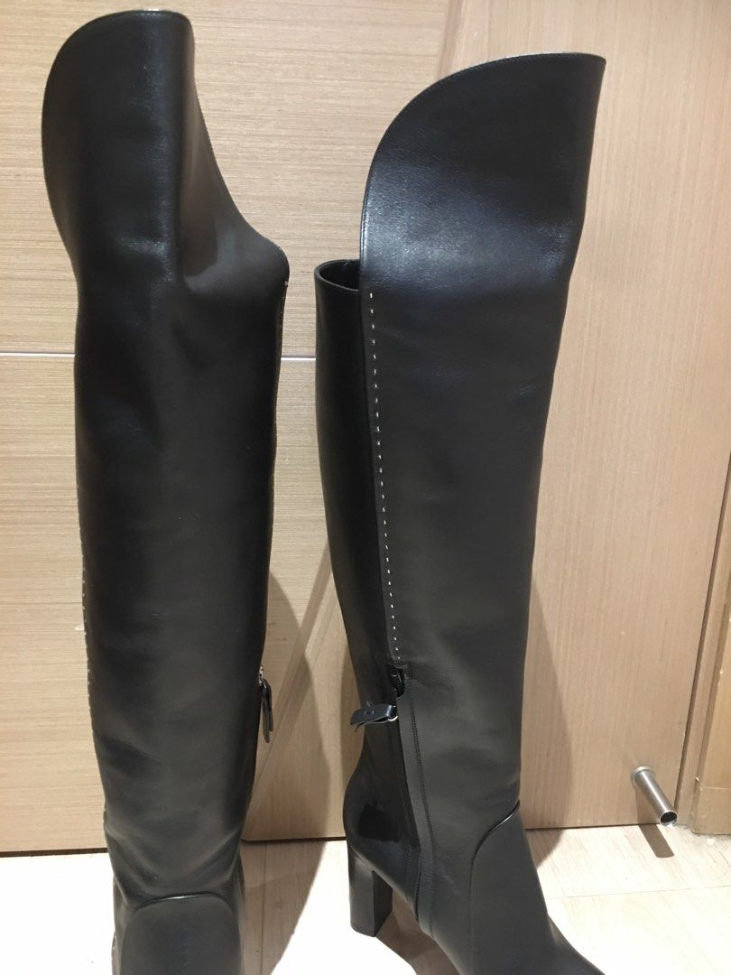 Max mara over the cheap knee boots