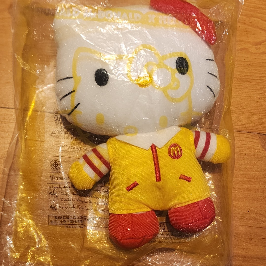 McDonald's Hello Kitty Plush, Hobbies & Toys, Toys & Games on Carousell