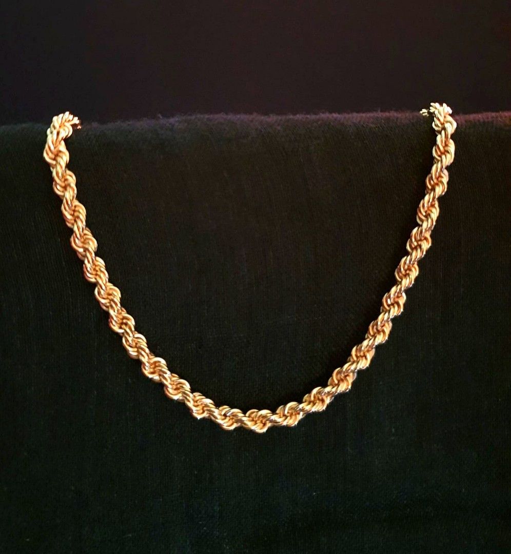 Men s 916 Gold Choker Chain Men s Fashion Watches Accessories