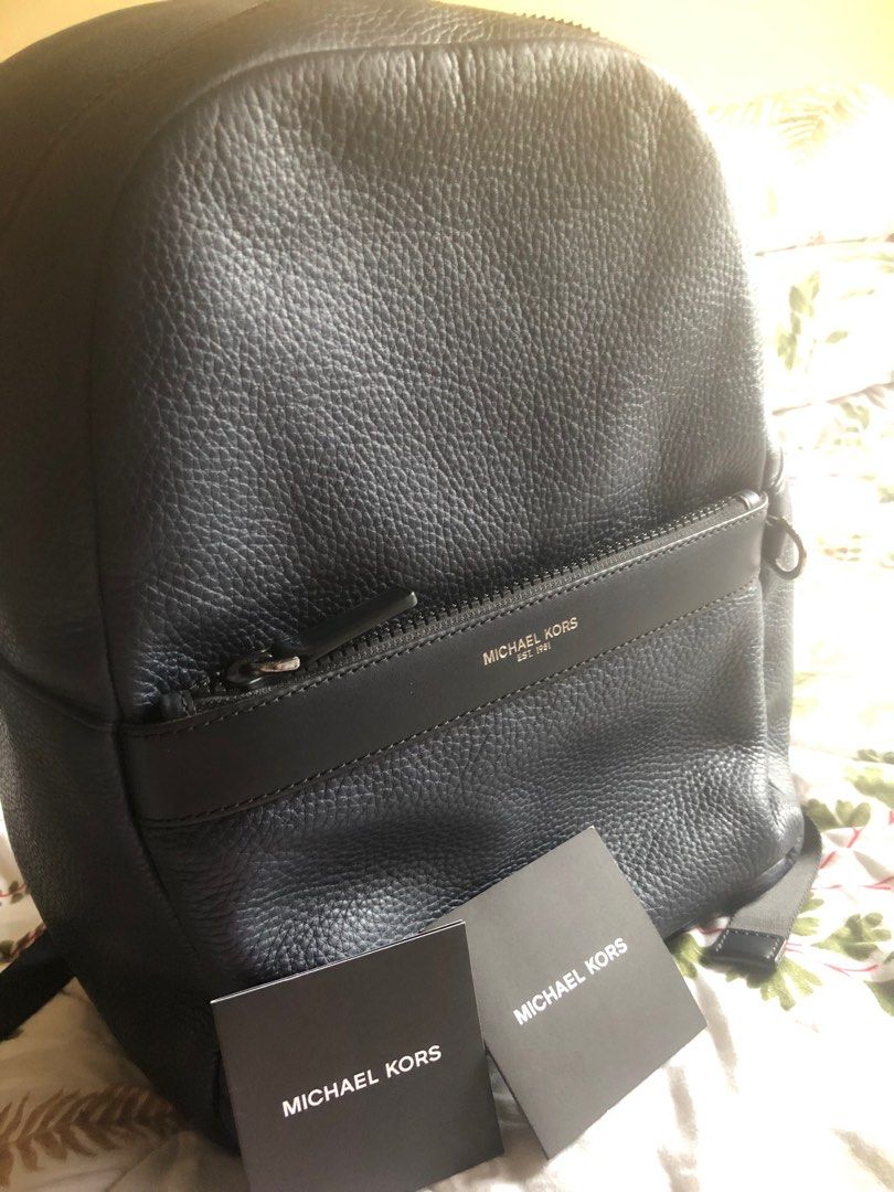Michael kors men's greyson leather backpack top