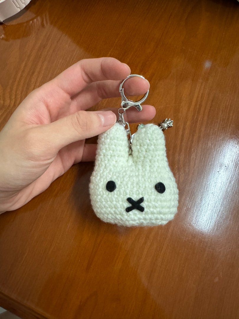 Miffy crochet keychain/plushie, Hobbies & Toys, Stationery & Craft