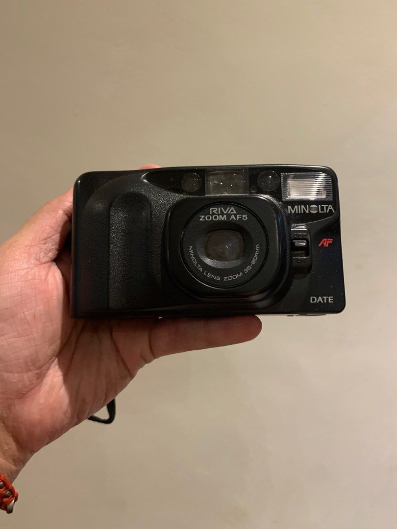 Minolta Riva Zoom AF5 35mm Compact Point & Click Film Camera New NOS