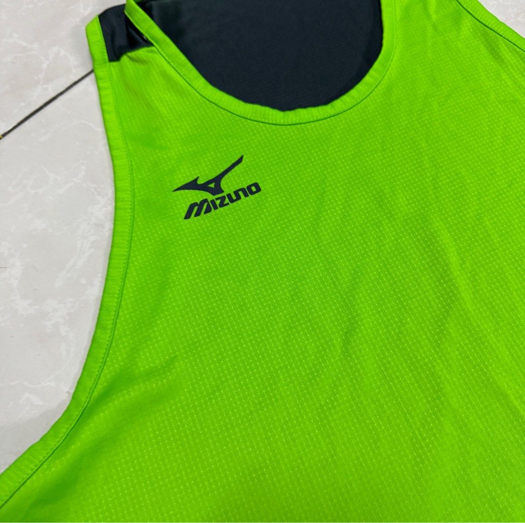 Mizuno running sport singlet Green sport singlet