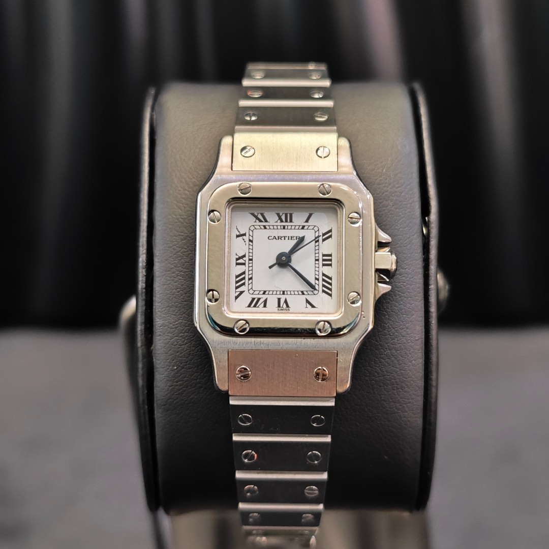 Montres Santos De Cartier Jan 2000 Full Set Luxury Watches on