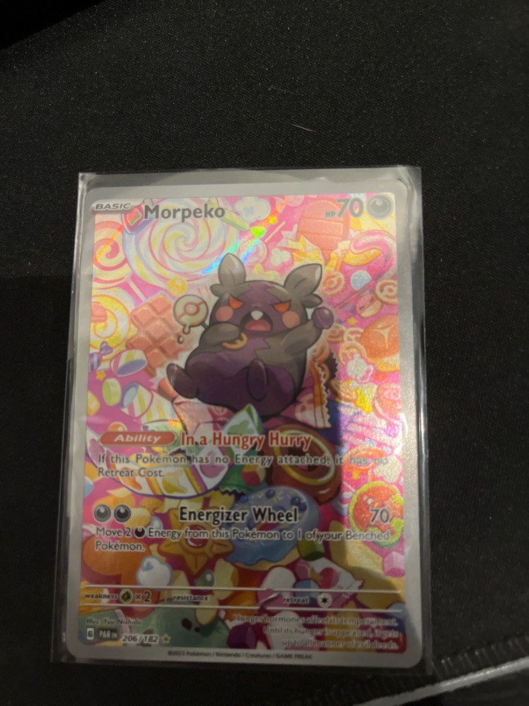 Paradox Rift 206 Morpeko - 206/182 - Paradox Rift, Hobbies & Toys, Toys & Games on Carousell