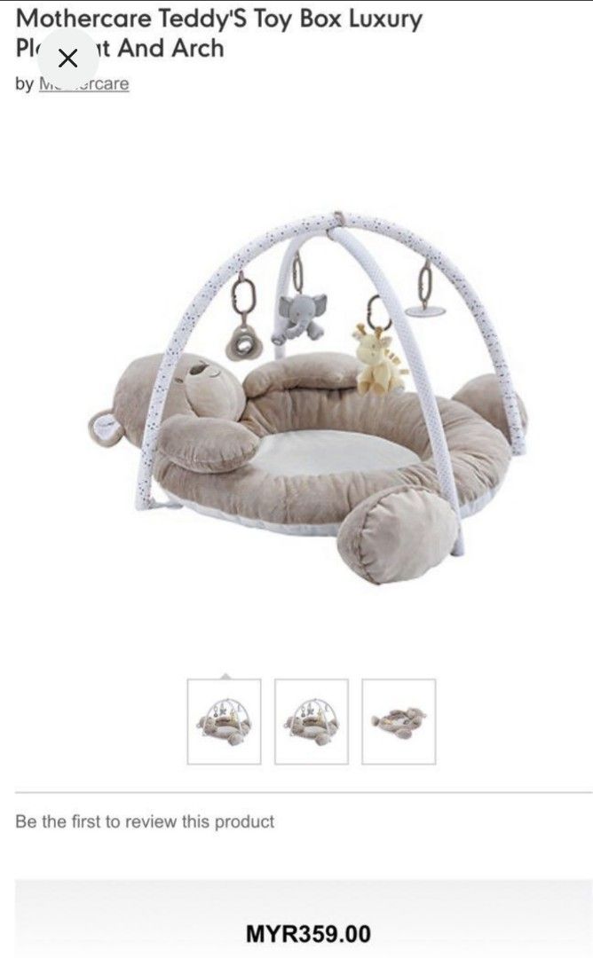 Teddy box playmat clearance