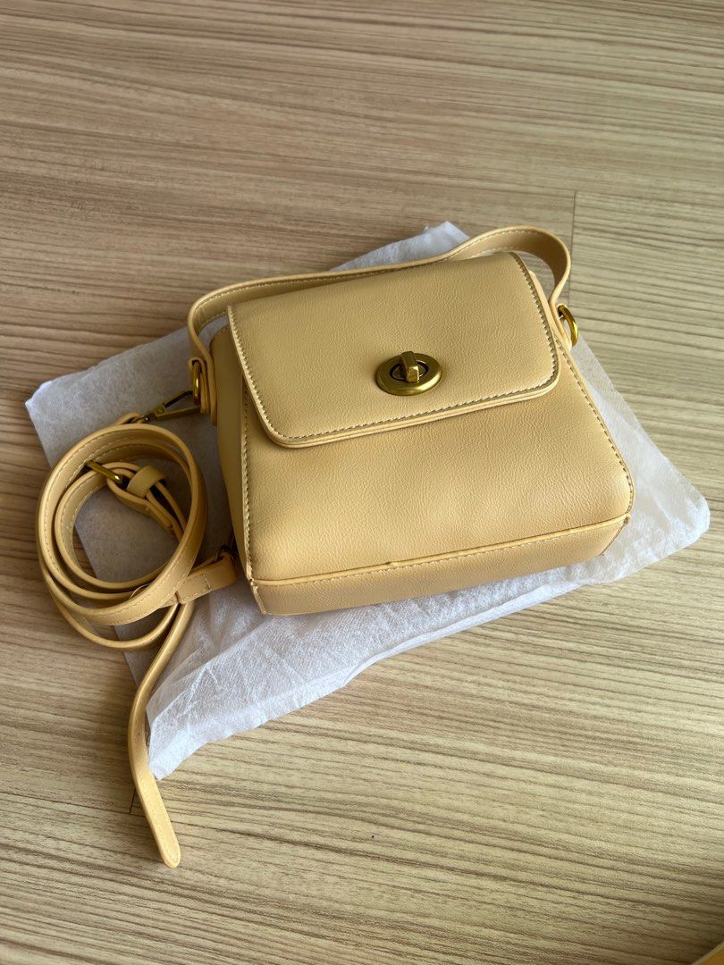 Mustard colour dainty bag