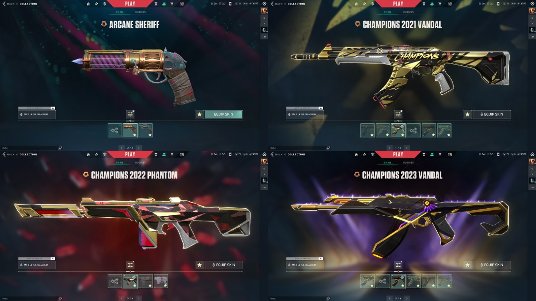 Compte Valorant - Pick Ascendant 2 - LvL 121 - ~80 skins