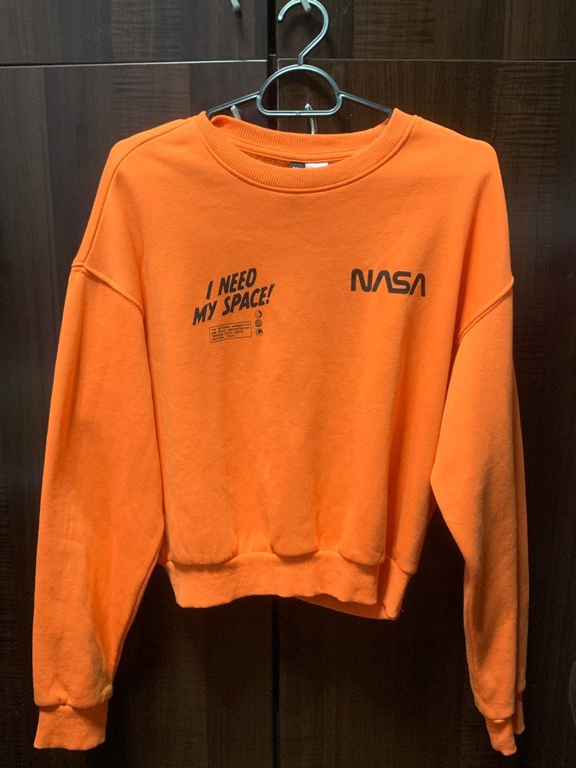 Orange nasa sweatshirt hotsell