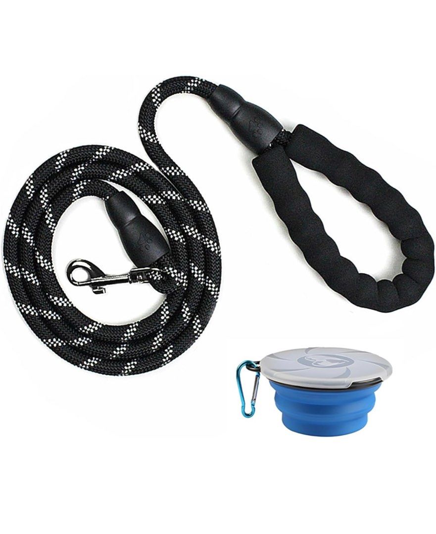 New 5FT Training Leash for Dogs Nylon Rope Dog Leash with Swivel