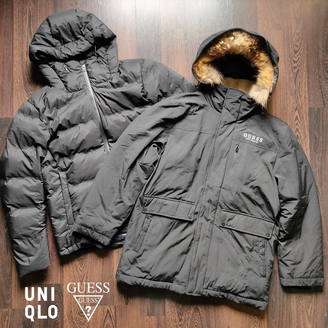 NEW MEN S SIGNATURE WINTER JACKET COLLECTION Guess Uniqlo For Big Boys Men s Fashion Coats Jackets and Outerwear on Carousell