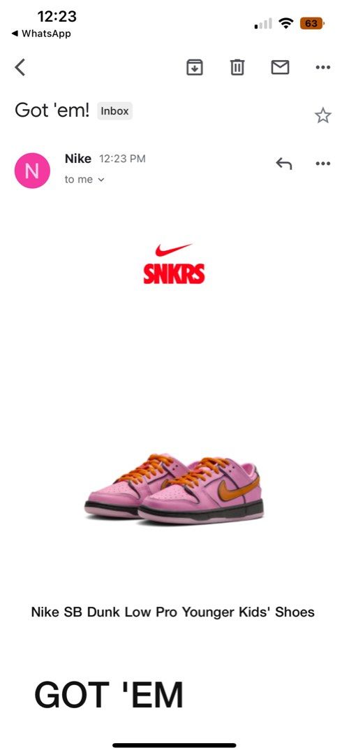 Nike SB Dunk Powerpuff Girls Pink