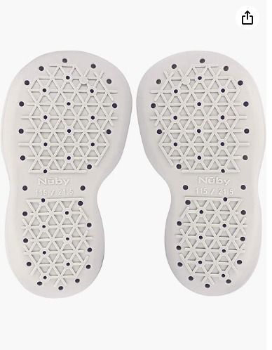 Nuby Snekz Comfortable Rubber Sole Sock Shoes for First Steps