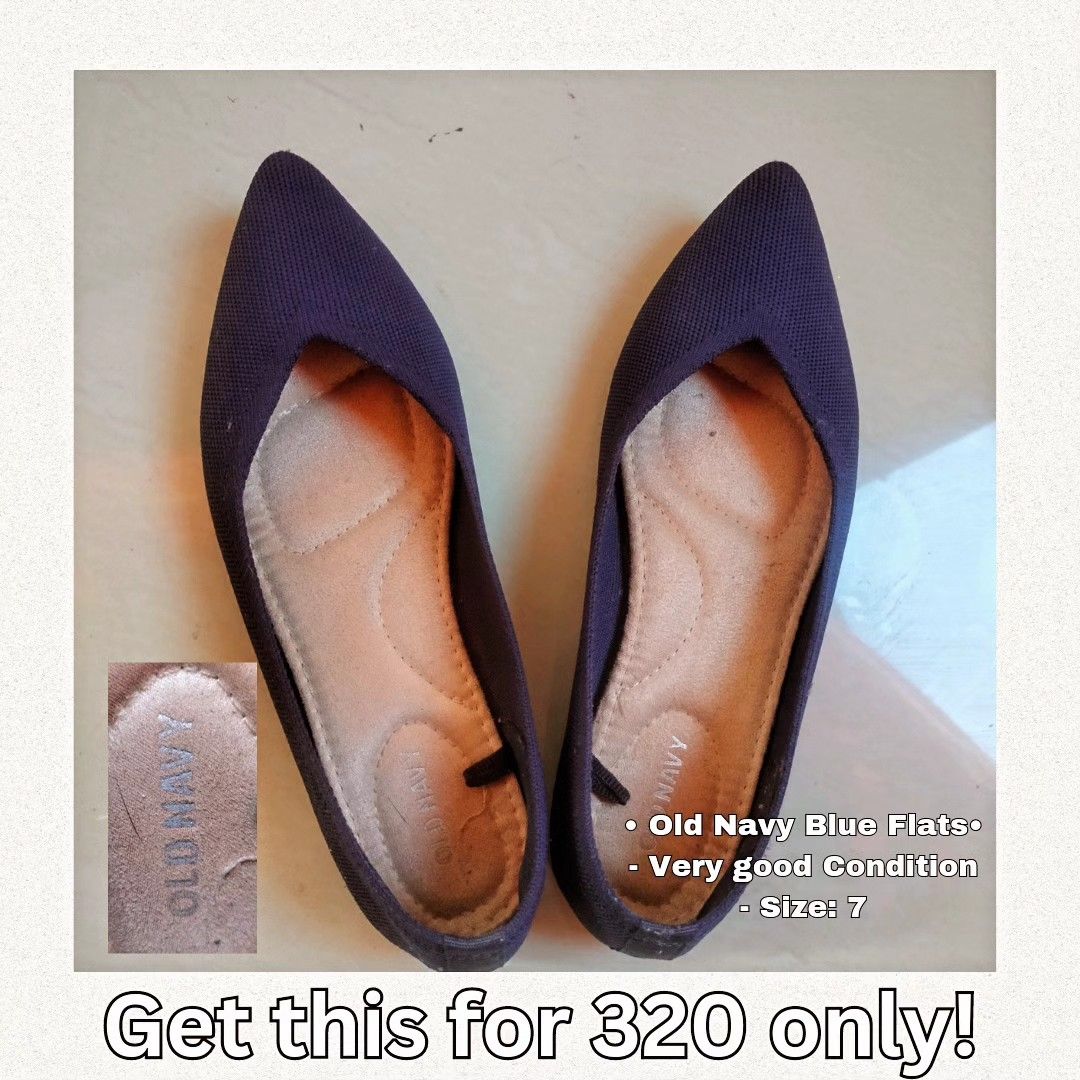 Old navy blue flats online