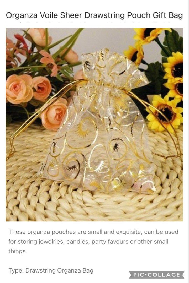 Voile gift 2025 bags