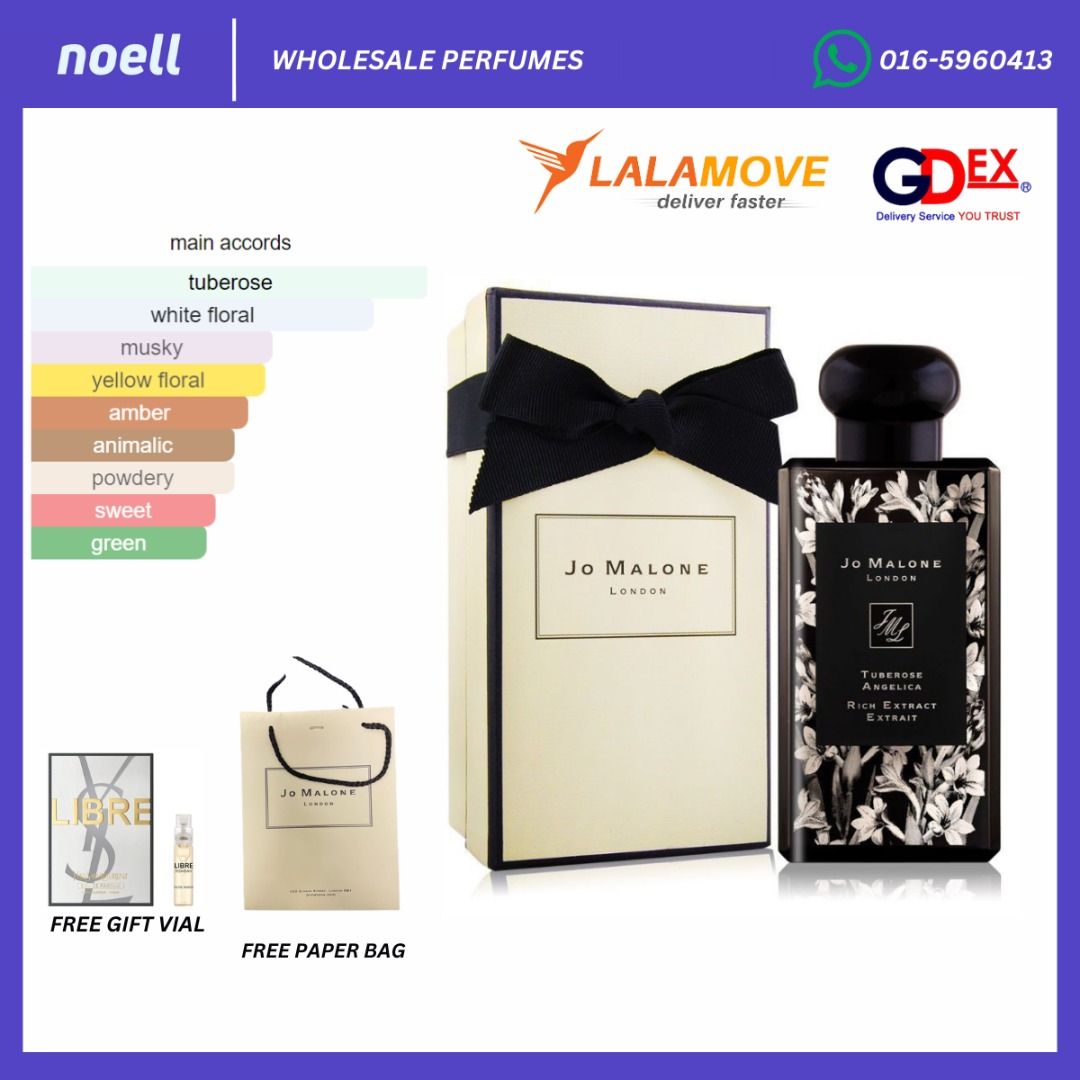 Jo malone tuberose 2025 angelica rich extract review