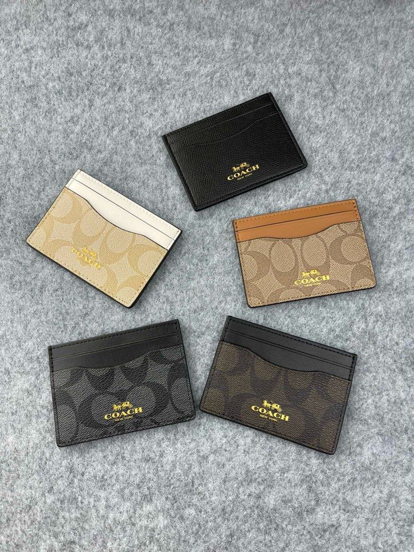 Coach card holders best sale