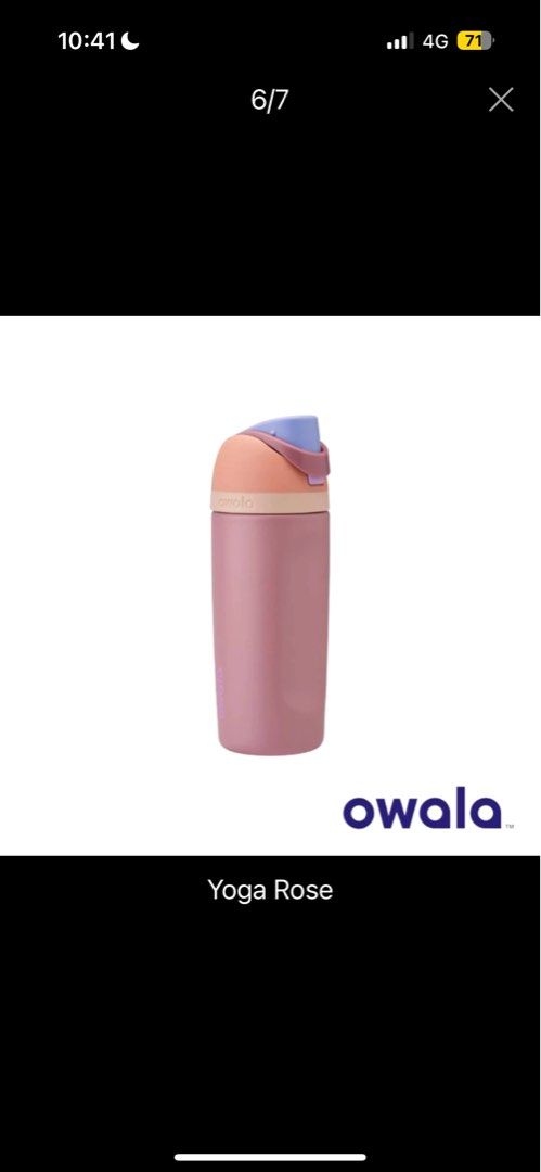 Owala 16oz Kids' Free Sip Stainless Steel Water Bottle - Yoga Rose  847280080557
