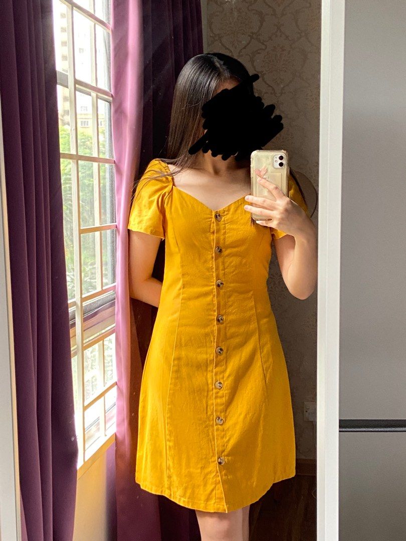 Padini sunflower yellow dress