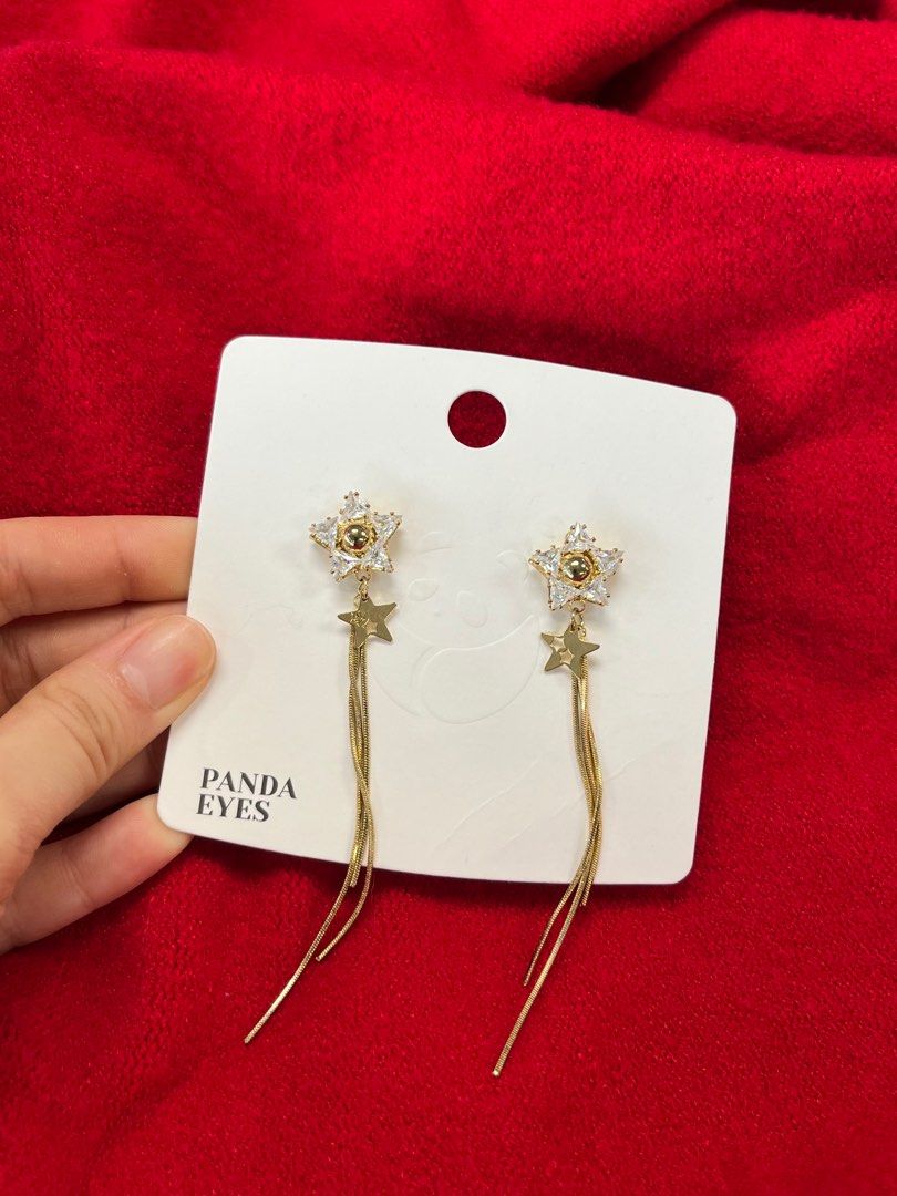 Panda eyes earrings on sale