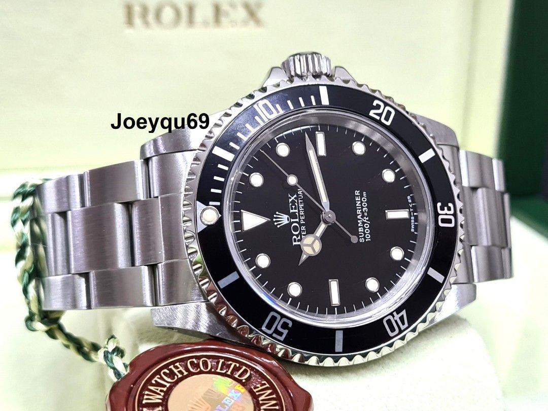 Patina Tritium Dial Hands Pearl 40mm ROLEX Submariner No Date