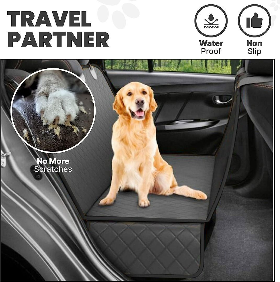 Pet Car Seat Cover Nonslip Backseat Protector Cat Dog Waterproof