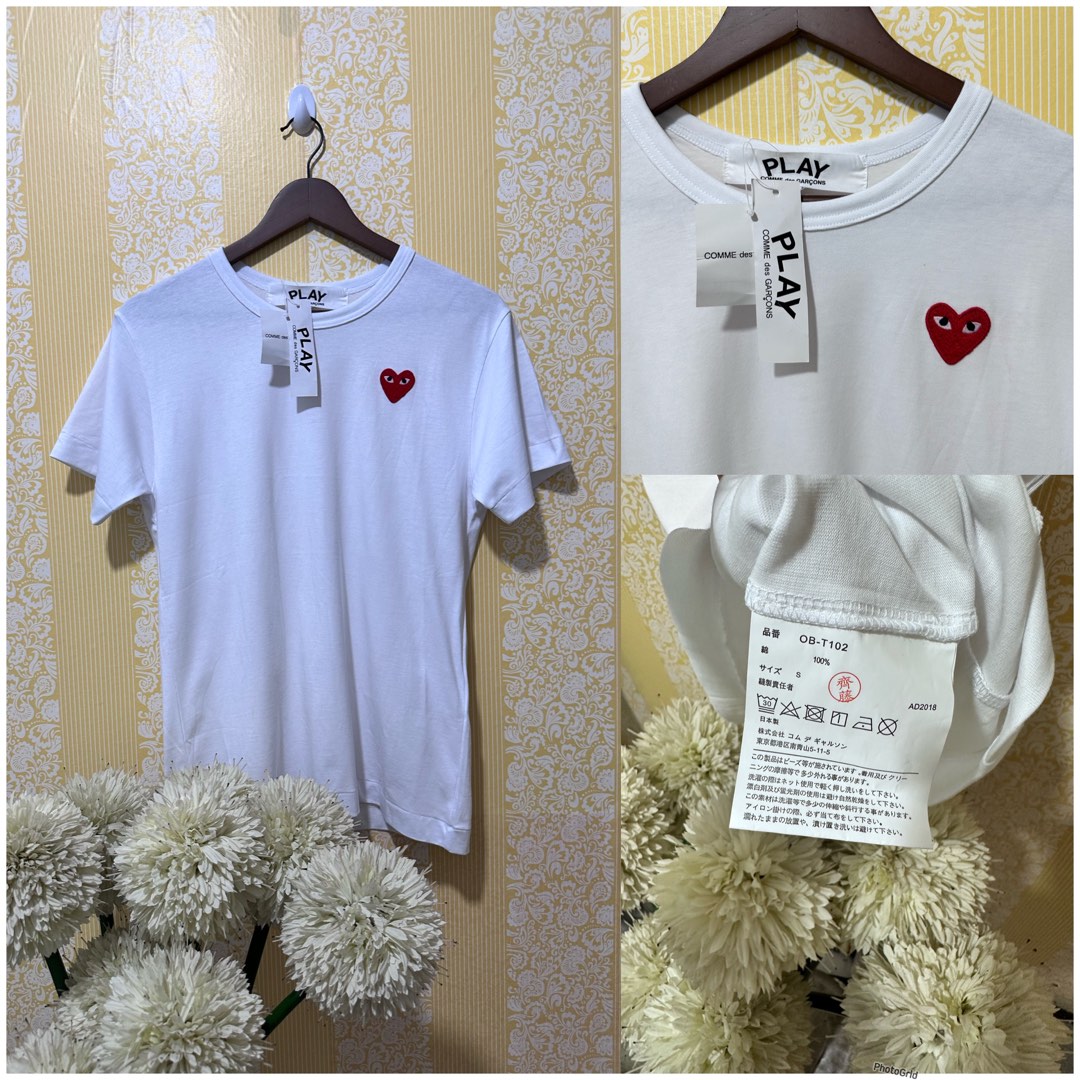 play cdg, Women's Fashion, Tops, Blouses on Carousell