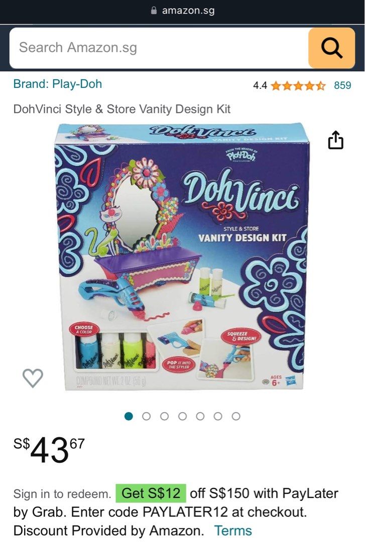 Doh vinci sale vanity design kit