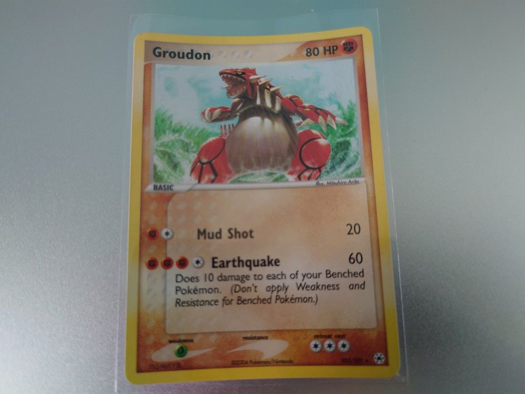 Pokemon TCG Ex hidden legends groudon secret rare 102/101, Hobbies & Toys, Toys & Games on Carousell Pokemon TCG Ex hidden legends groudon secret rare 102/101, Hobbies & Toys, Toys & Games on Carousell