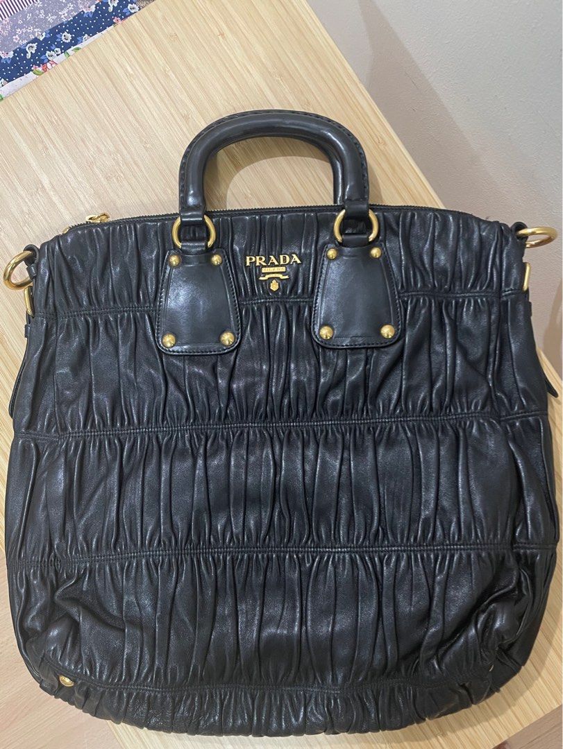 Pleated hot sale prada bag