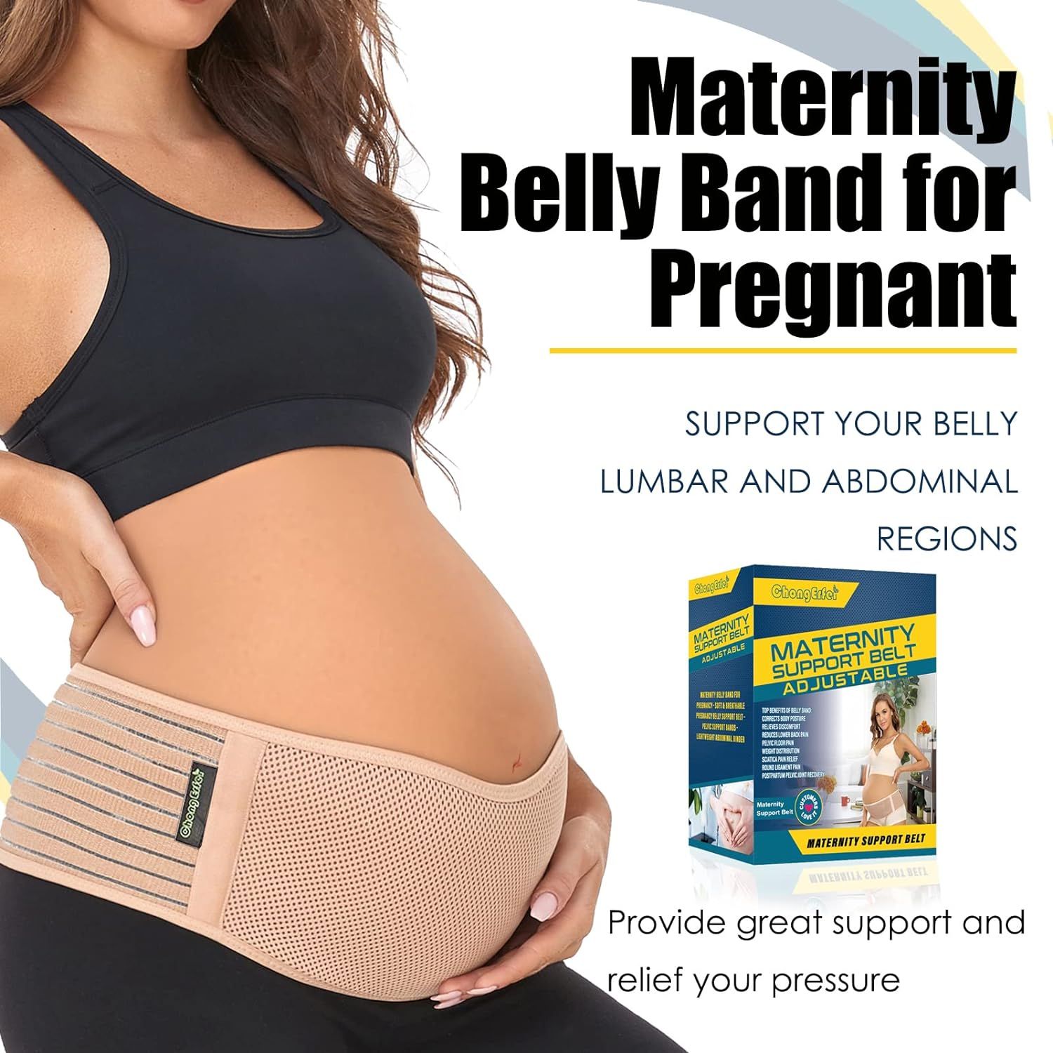 Pregnancy Belly Support Band Maternity Belt Belly Band for Pregnancy  Adjustable Maternity Support Belt for Abdomen, Pelvic, Waist, & Back Pain  (One Size, Z-Nude), Babies & Kids, Maternity Care on Carousell